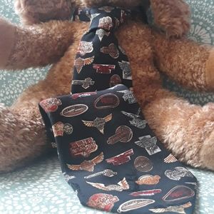 Vtg Harley Davidson Tie